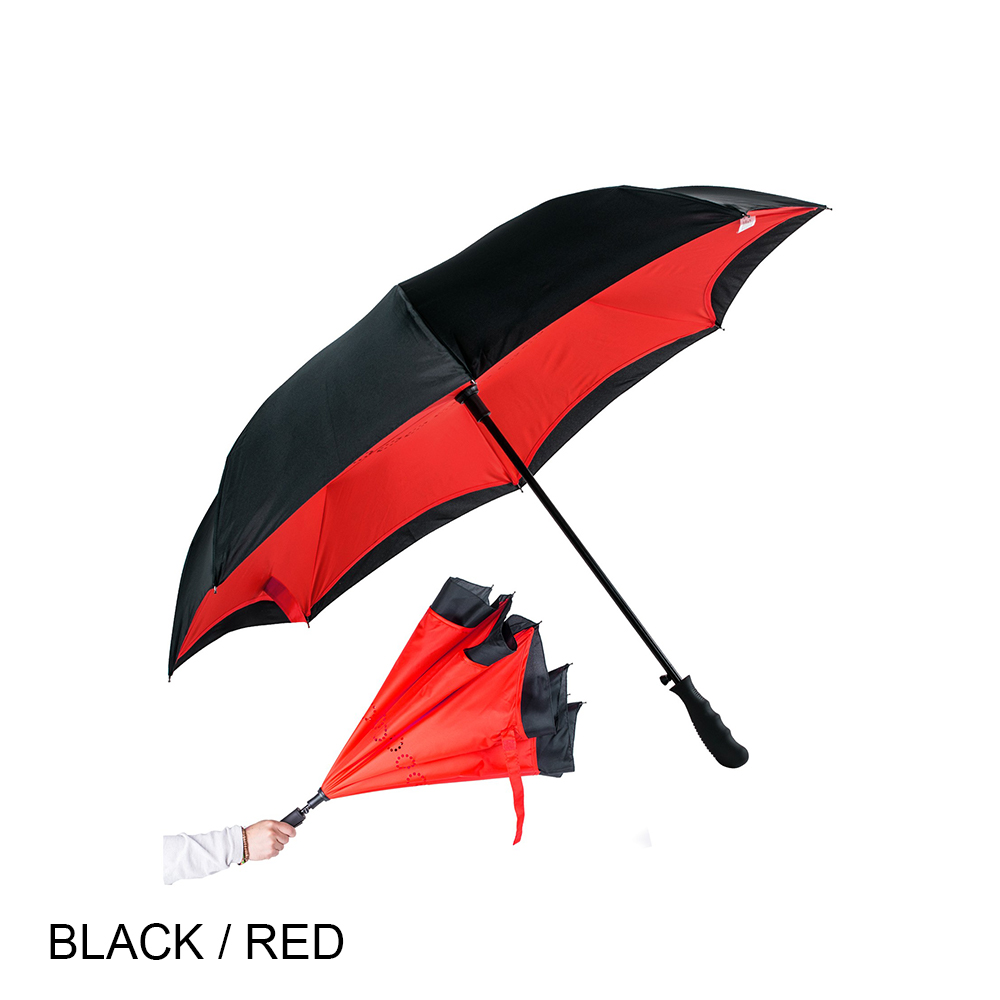 #099-800IN - THE REBEL Revolutionary Designed Inverted Closing Action Umbrella - 48" Arc - Image 6