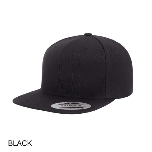 #138-6089M - YP CLASSICS Premium Snapback Flat Brim Cap - Image 3