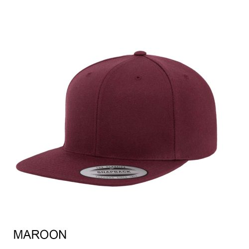 #138-6089M - YP CLASSICS Premium Snapback Flat Brim Cap - Image 8