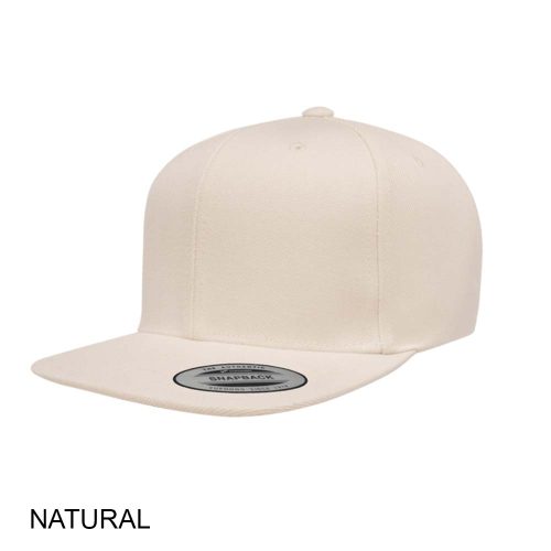 #138-6089M - YP CLASSICS Premium Snapback Flat Brim Cap - Image 9