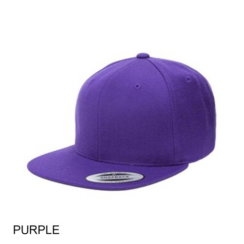 #138-6089M - YP CLASSICS Premium Snapback Flat Brim Cap - Image 12