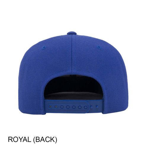 #138-6089M - YP CLASSICS Premium Snapback Flat Brim Cap - Image 2