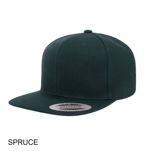 #138-6089M - YP CLASSICS Premium Snapback Flat Brim Cap - Image 15