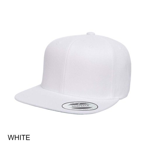 #138-6089M - YP CLASSICS Premium Snapback Flat Brim Cap - Image 16