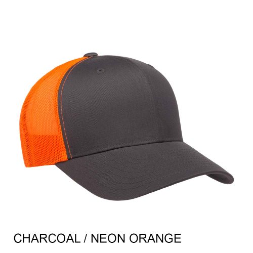 #138-6606T - FLEXFIT 6-Panel Retro Two-Tone Trucker Cap - Image 8