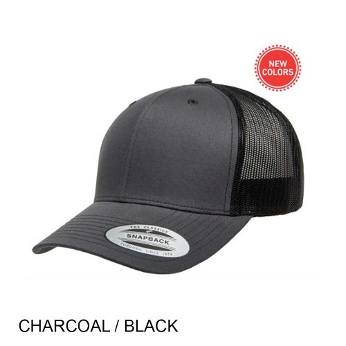 #138-6606T - FLEXFIT 6-Panel Retro Two-Tone Trucker Cap