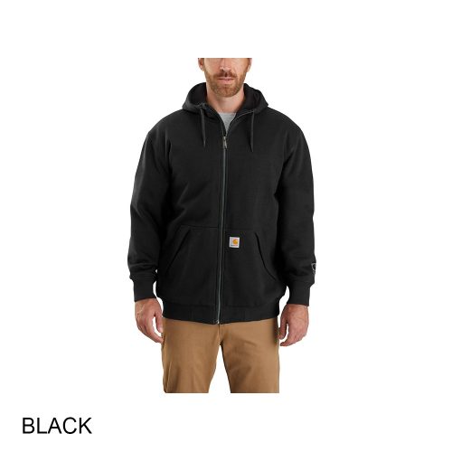 #313-104078 - CARHARTT Rain Defender Midweight Thermal Lined Full Zipper Hooded Sweatshirt - Image 2